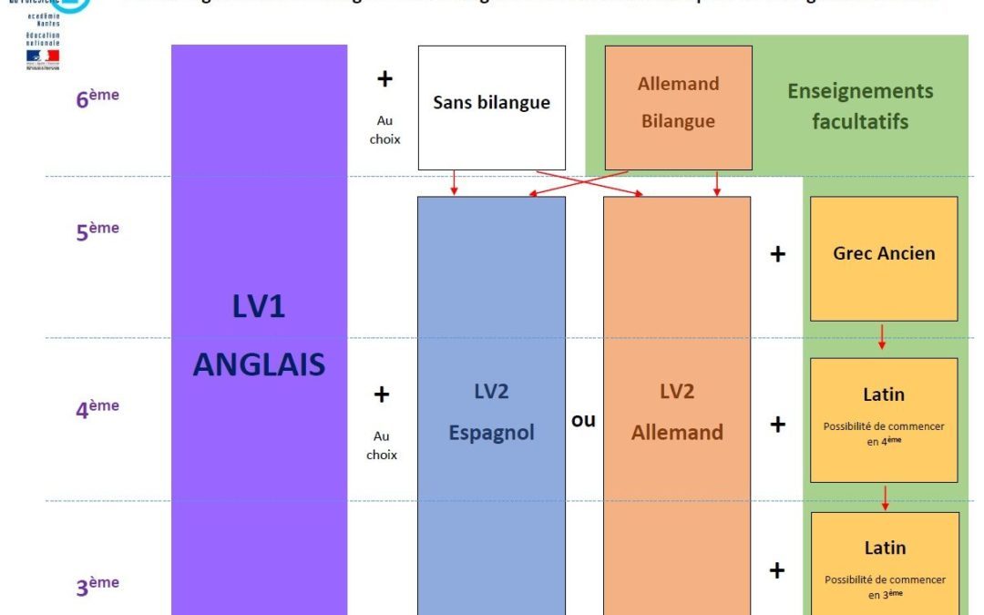 Les langues vivantes et les Langues et Cultures de l’Antiquité au collège la Foresterie