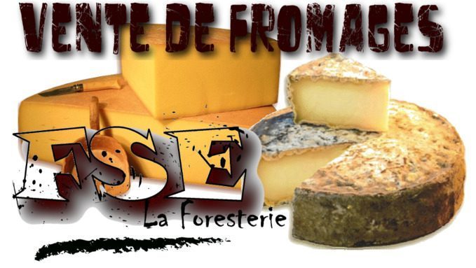 Vente de fromages de Savoie.