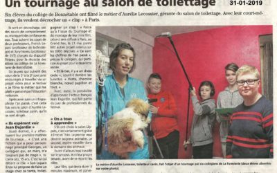 Un tournage au salon de toilettage