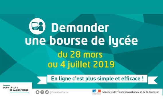 Bourse de lycée 2019-2020