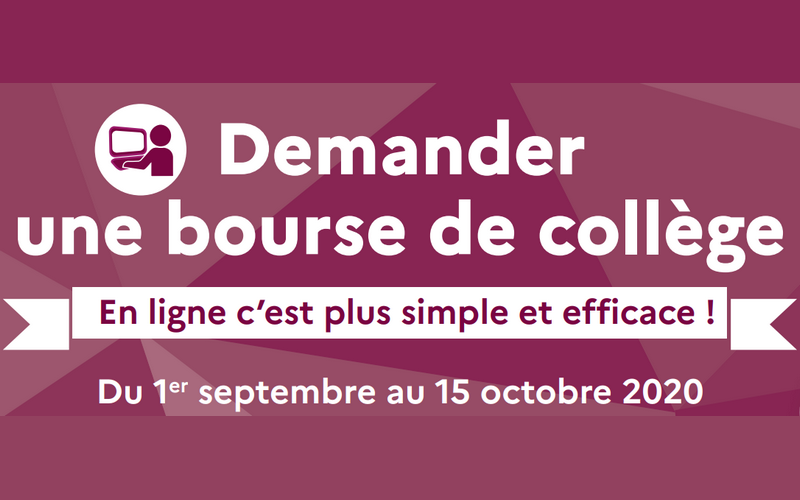 Demande de bourse de collège