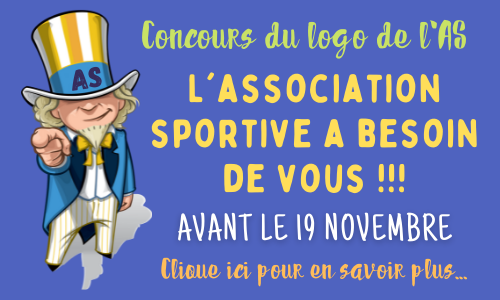 Crée le logo de l’Association Sportive…